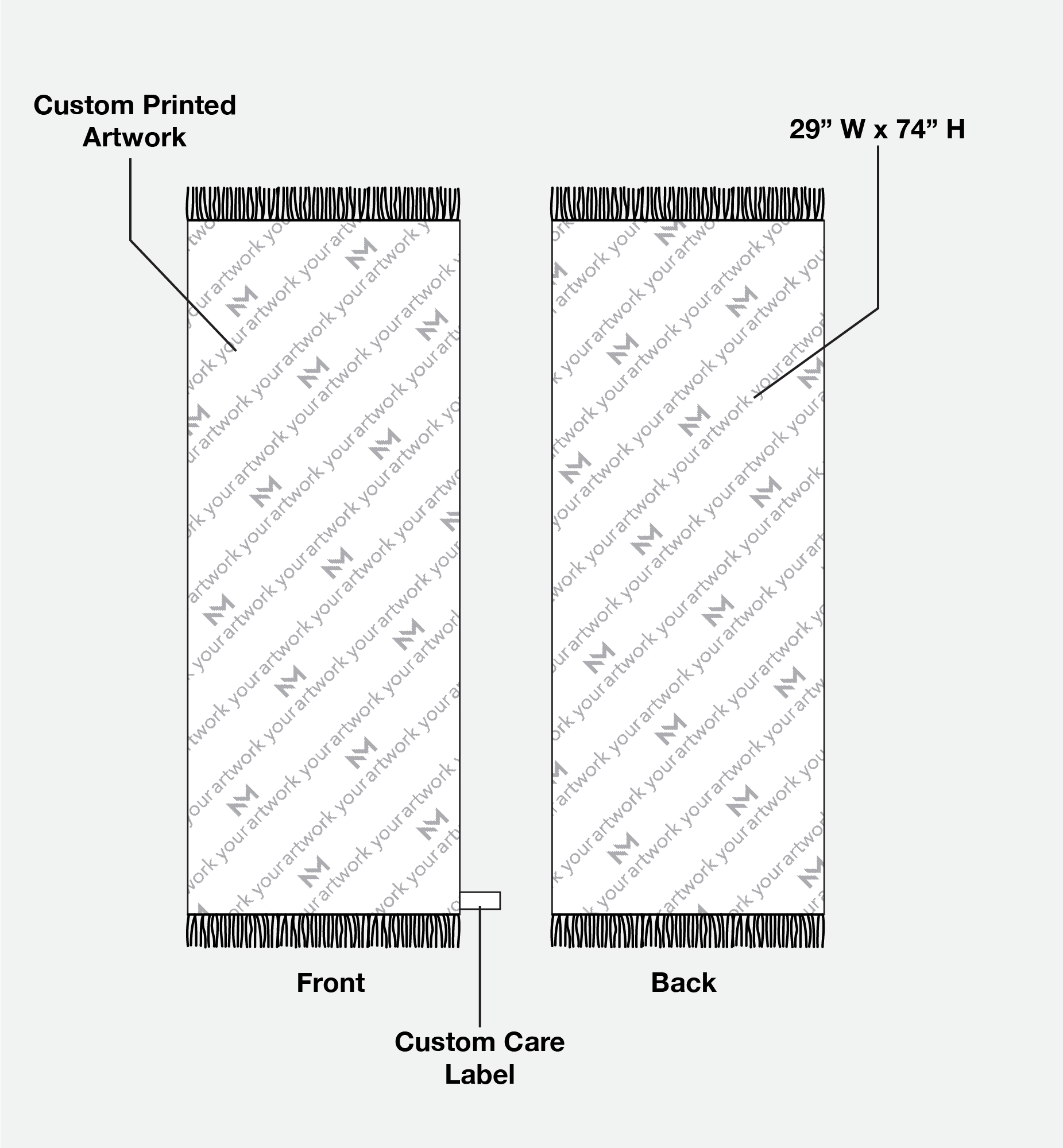 Fringe FX Cashmere Shawl
