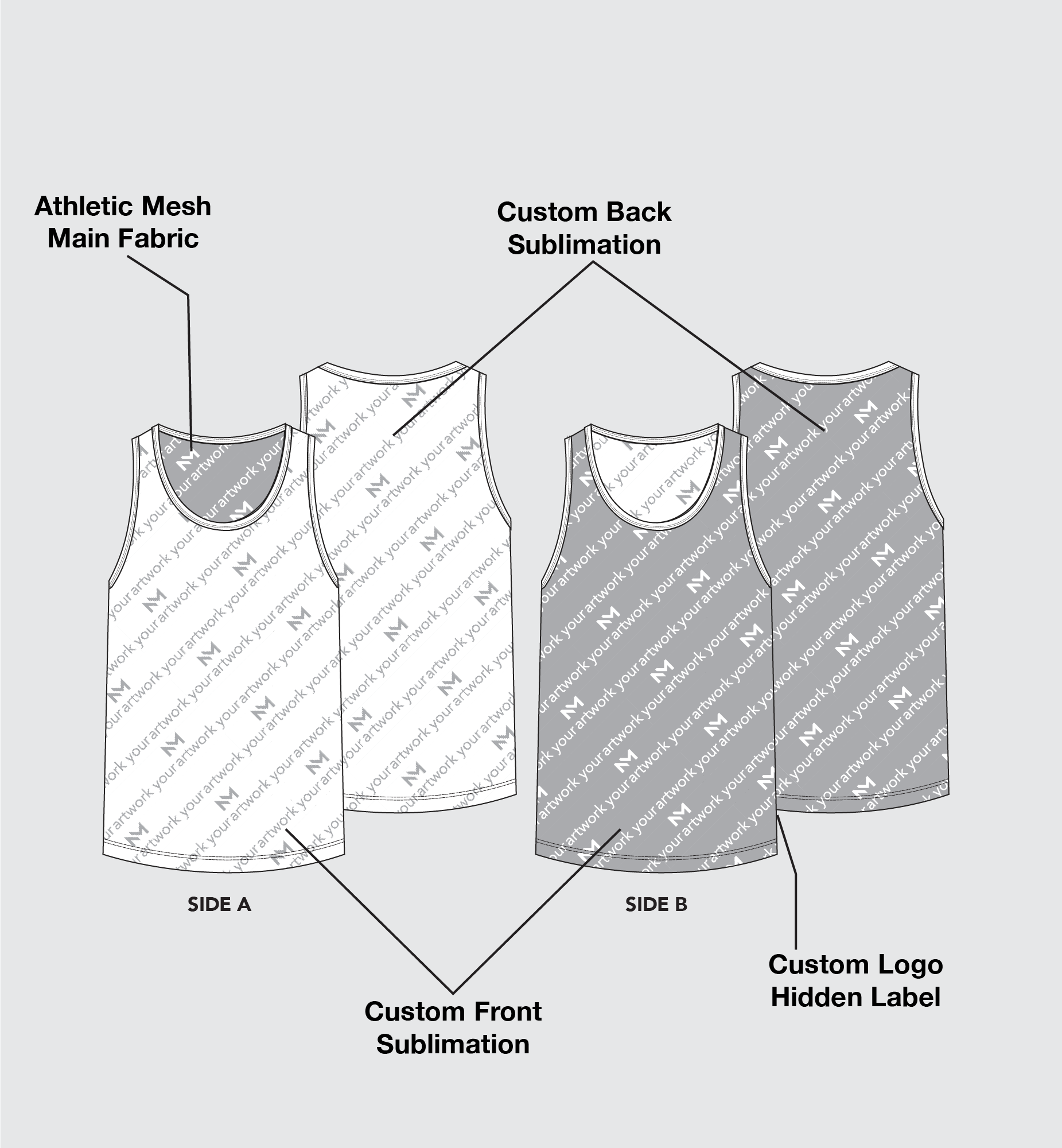 Reversible Basketball Jersey