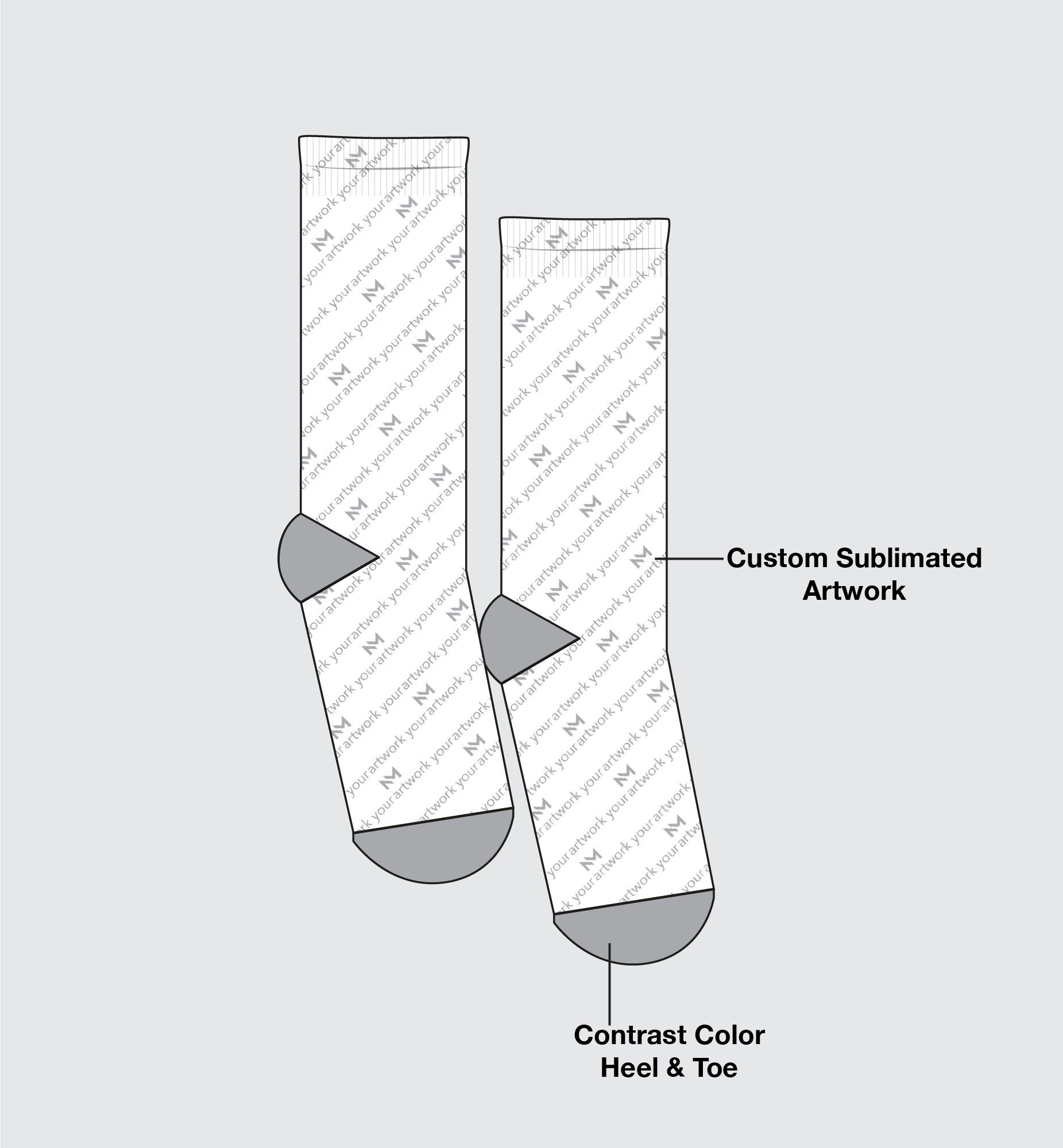 Sublimated Socks